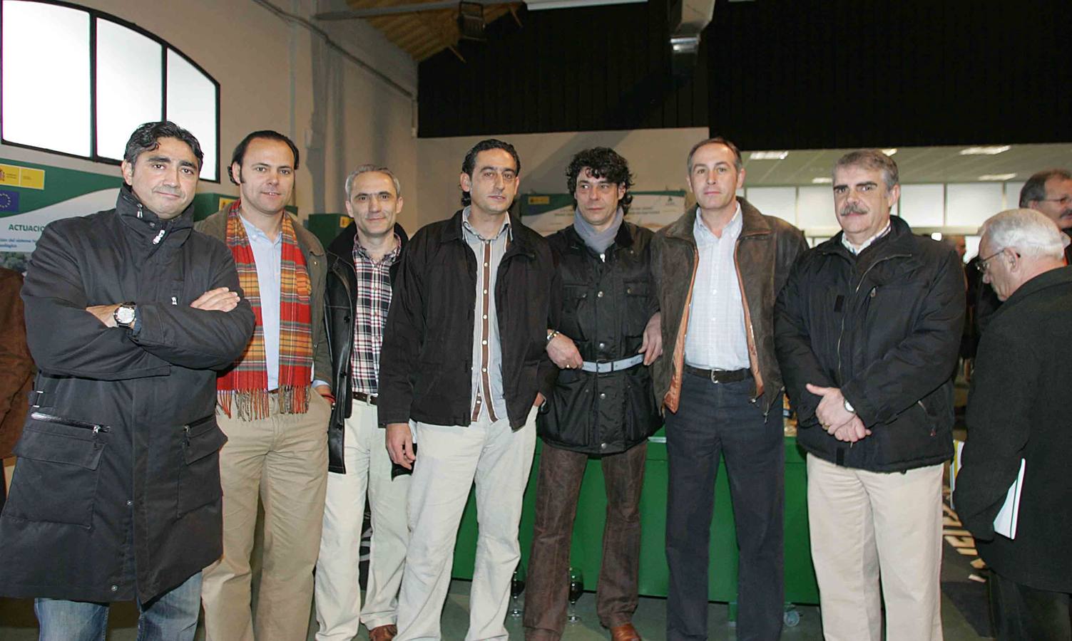 Los maquinistas de Renfe Juan Carlos González, Roberto García, Juan del Campo, Carlos Nieto, José Ramón Pérez, Francisco Rico y Antonio Arribas.