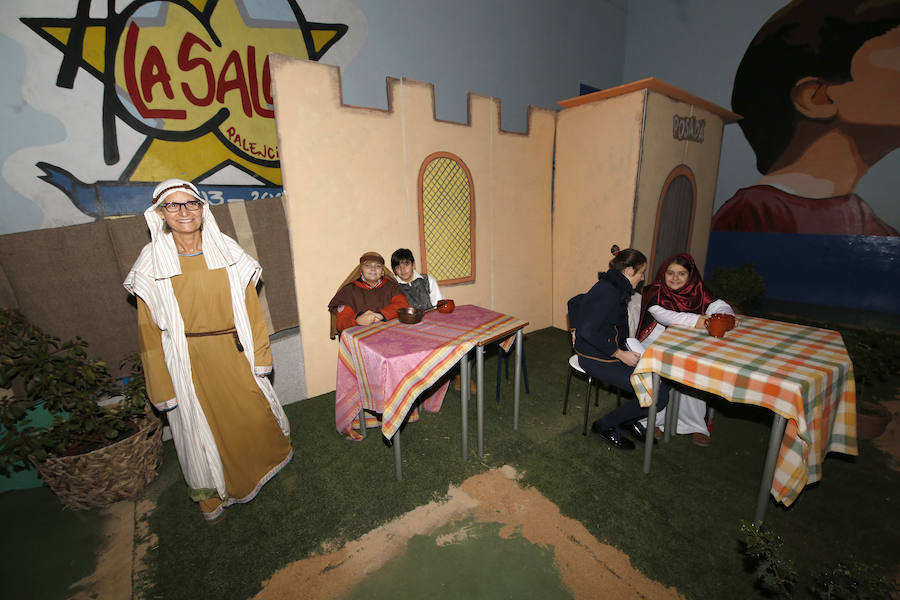 Belén viviente del colegio La Salle