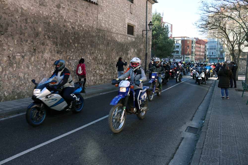 Cerca de 1.000 moteros han participado en la campaña solidaria del Real Moto Club Burgalés