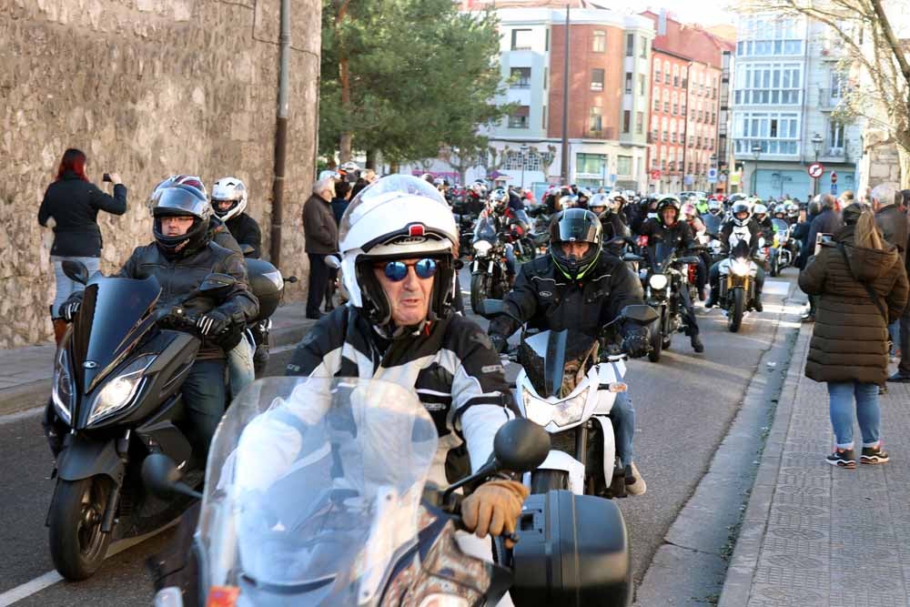 Cerca de 1.000 moteros han participado en la campaña solidaria del Real Moto Club Burgalés