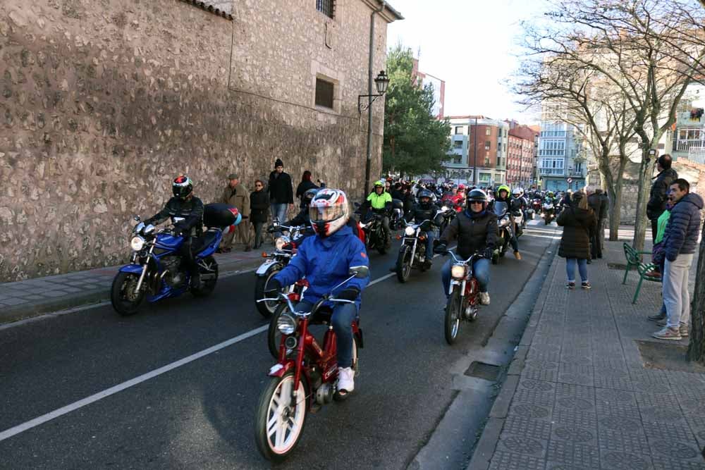 Cerca de 1.000 moteros han participado en la campaña solidaria del Real Moto Club Burgalés