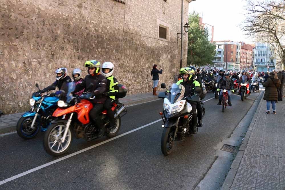 Cerca de 1.000 moteros han participado en la campaña solidaria del Real Moto Club Burgalés