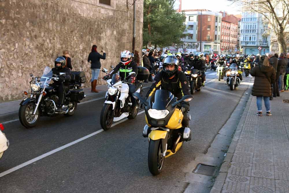 Cerca de 1.000 moteros han participado en la campaña solidaria del Real Moto Club Burgalés