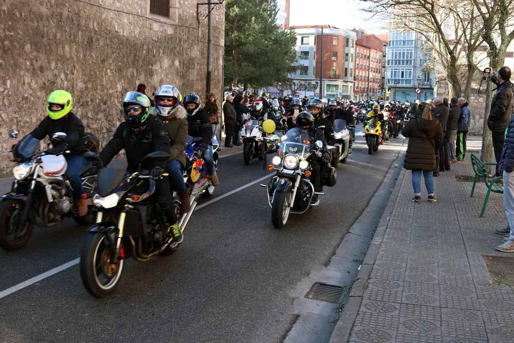 Cerca de 1.000 moteros han participado en la campaña solidaria del Real Moto Club Burgalés