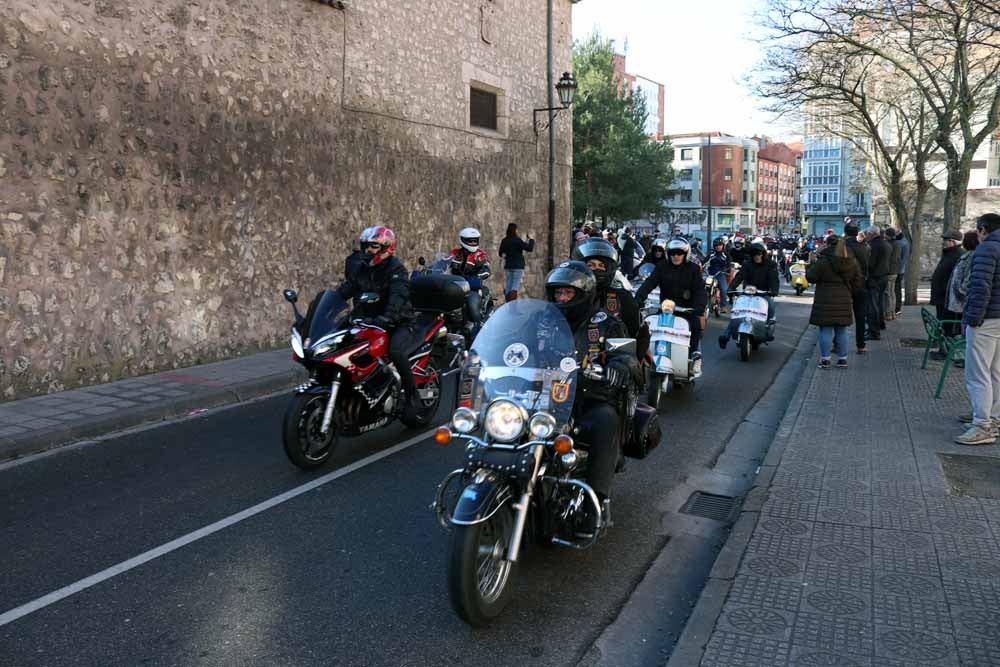 Cerca de 1.000 moteros han participado en la campaña solidaria del Real Moto Club Burgalés