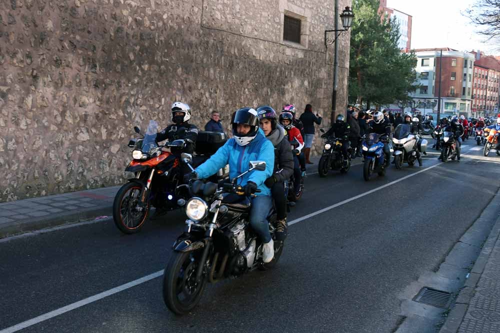 Cerca de 1.000 moteros han participado en la campaña solidaria del Real Moto Club Burgalés