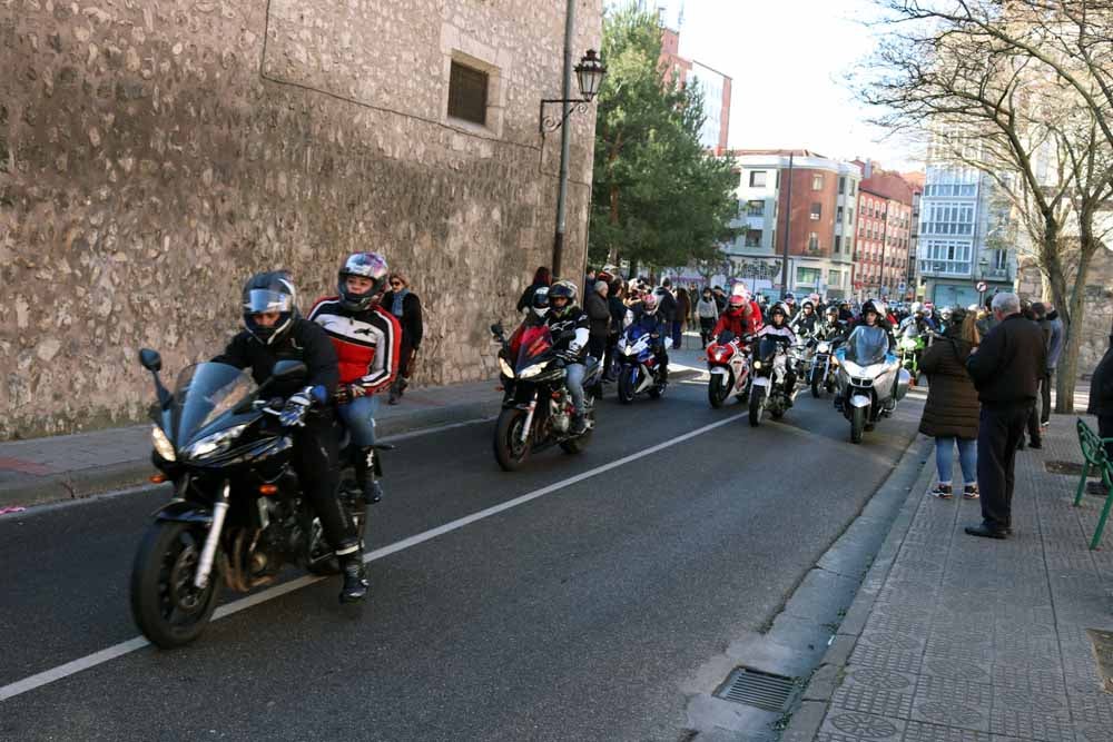 Cerca de 1.000 moteros han participado en la campaña solidaria del Real Moto Club Burgalés