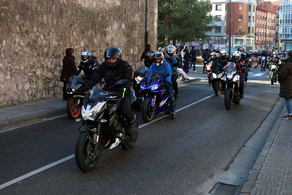 Cerca de 1.000 moteros han participado en la campaña solidaria del Real Moto Club Burgalés