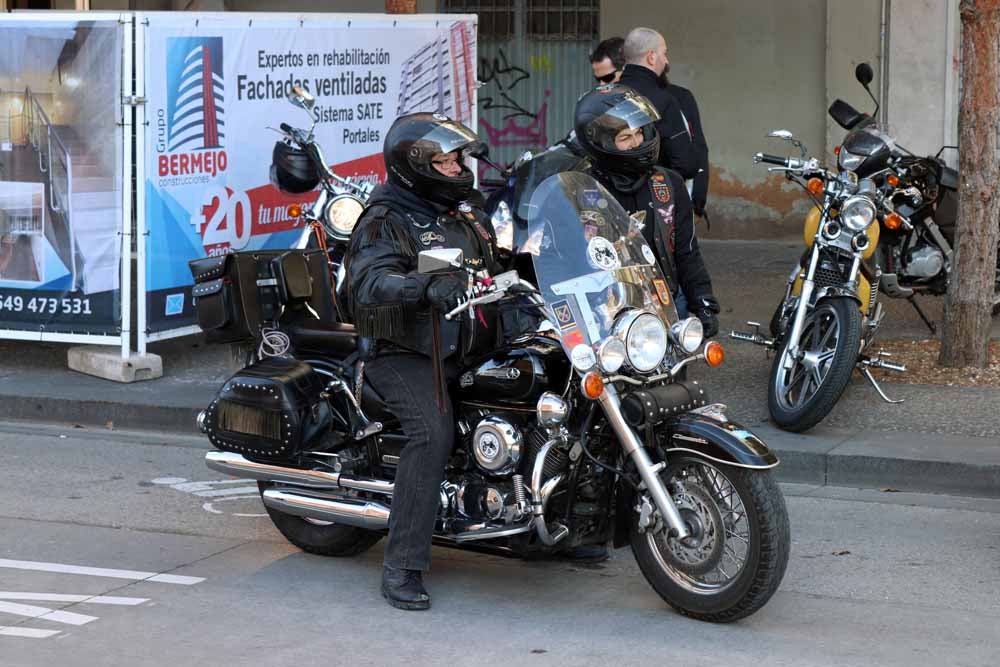 Cerca de 1.000 moteros han participado en la campaña solidaria del Real Moto Club Burgalés