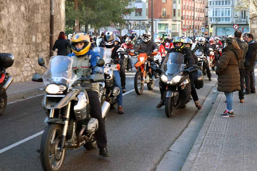 Cerca de 1.000 moteros han participado en la campaña solidaria del Real Moto Club Burgalés