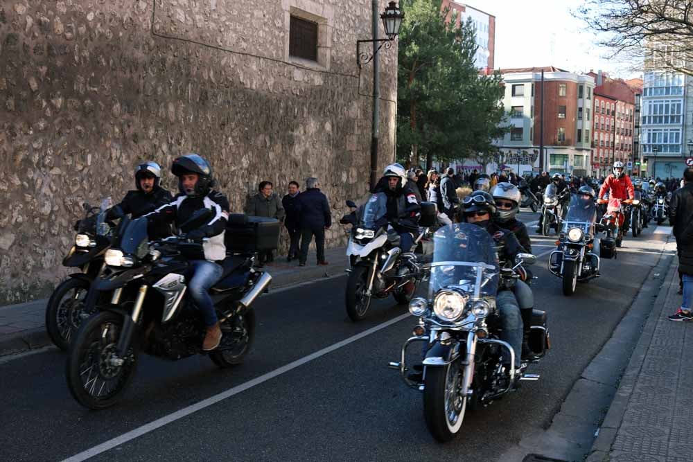 Cerca de 1.000 moteros han participado en la campaña solidaria del Real Moto Club Burgalés