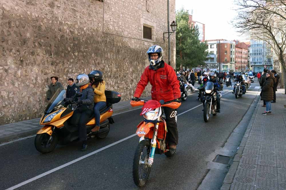 Cerca de 1.000 moteros han participado en la campaña solidaria del Real Moto Club Burgalés