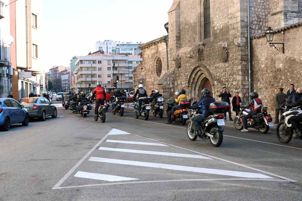 Cerca de 1.000 moteros han participado en la campaña solidaria del Real Moto Club Burgalés