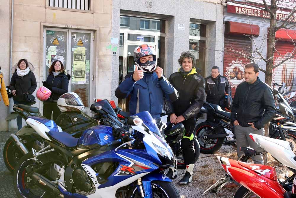 Cerca de 1.000 moteros han participado en la campaña solidaria del Real Moto Club Burgalés