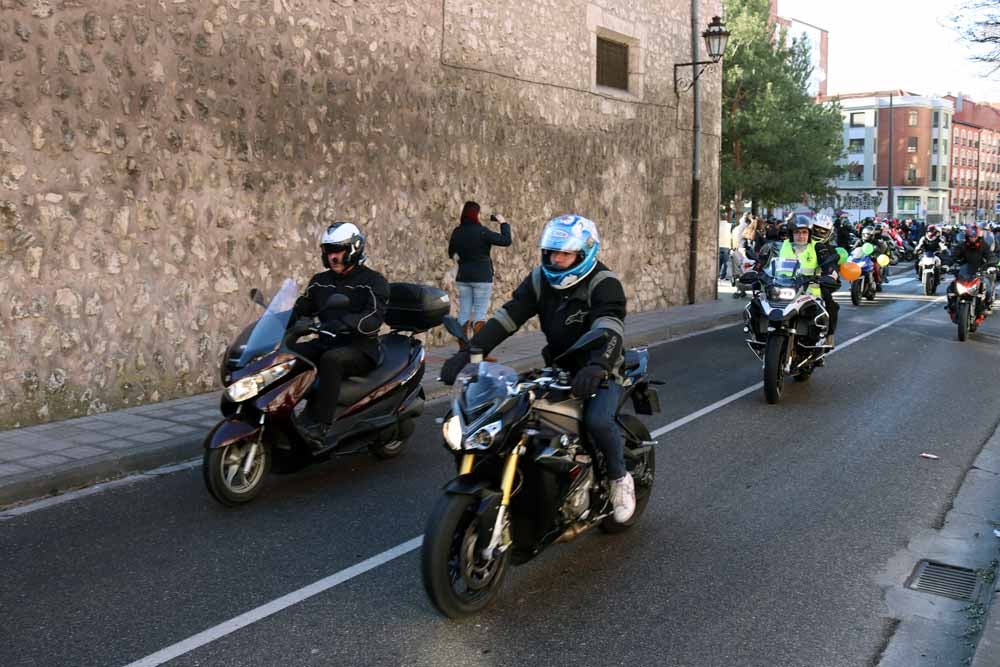 Cerca de 1.000 moteros han participado en la campaña solidaria del Real Moto Club Burgalés