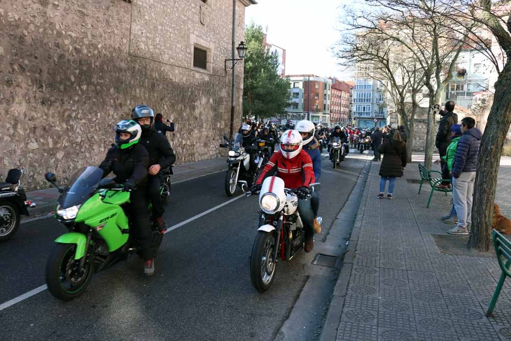 Cerca de 1.000 moteros han participado en la campaña solidaria del Real Moto Club Burgalés