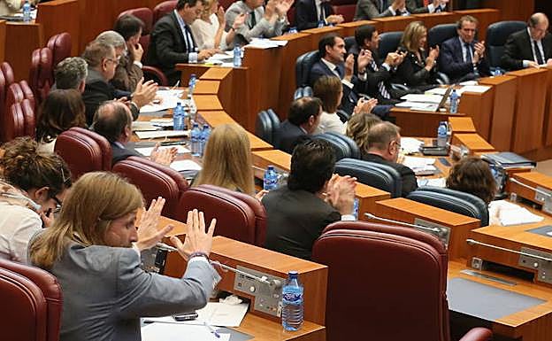 Pleno de las Cortes de Castilla y León. 