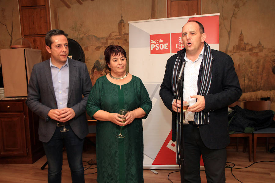 Vino navideño del PSOE en Segovia