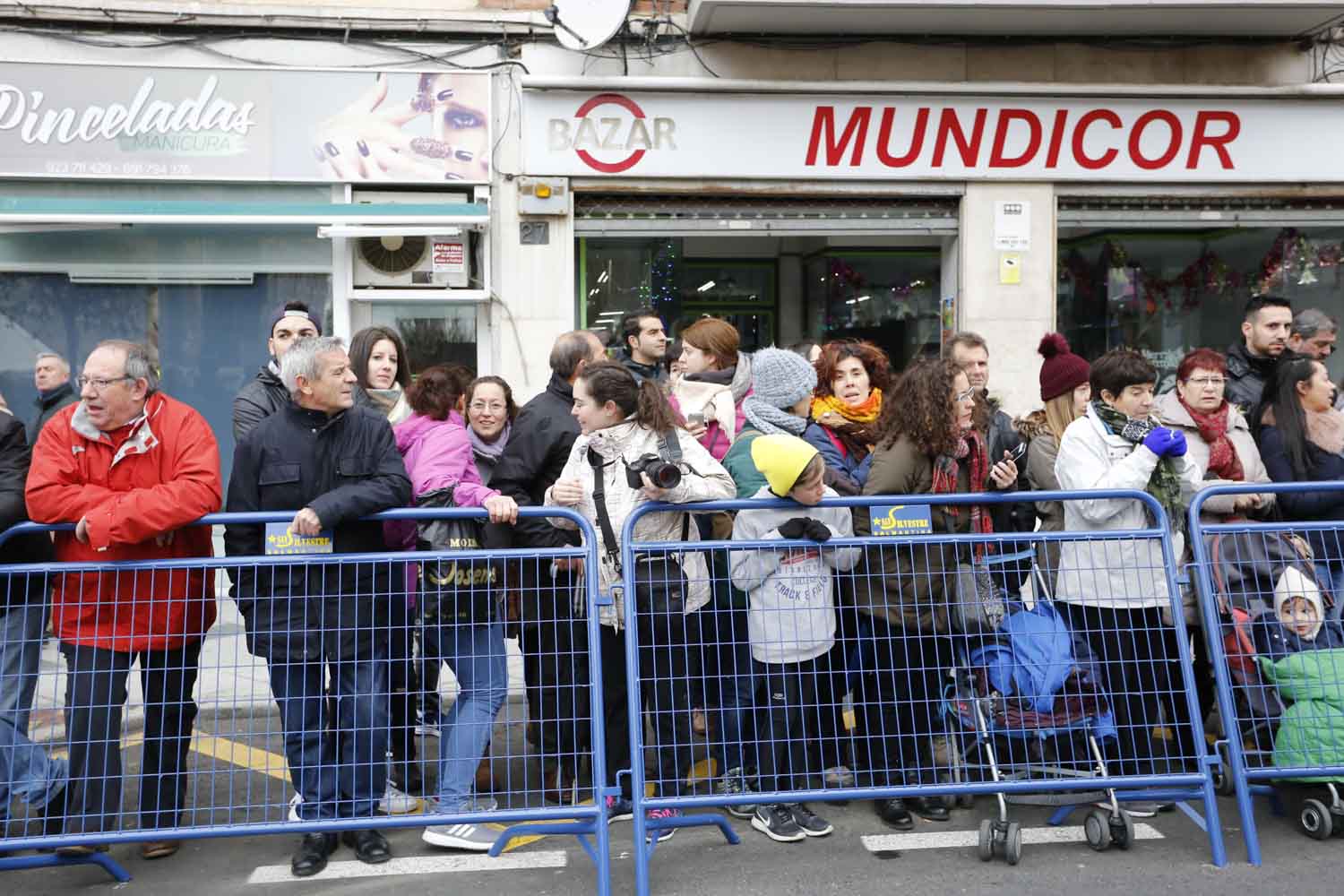 Primera y segunda carrera de la San Silvestre de Salamanca