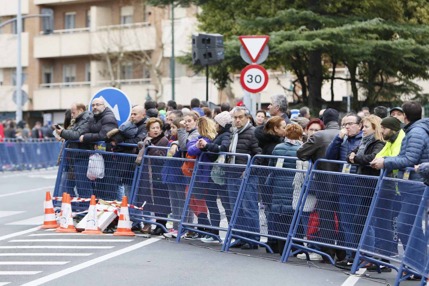 Primera y segunda carrera de la San Silvestre de Salamanca