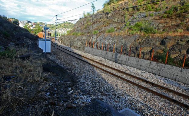 Galería. Punto donde tuvo lugar la colisión de los trenes. 