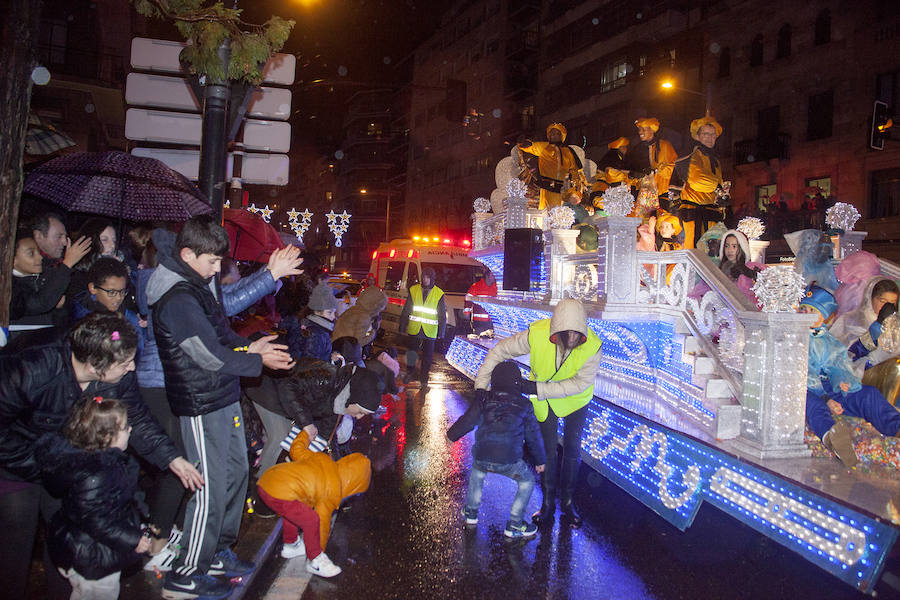 Cabalgata de Reyes en Salamanca.
