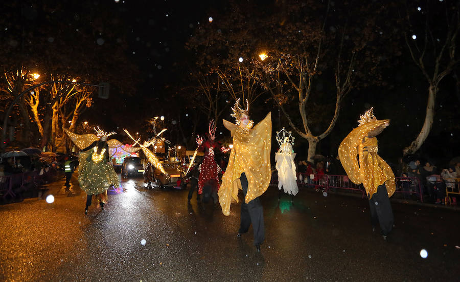 Cabalgata de los Reyes Magos en Valladolid.