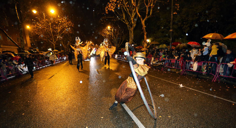 Cabalgata de los Reyes Magos en Valladolid.