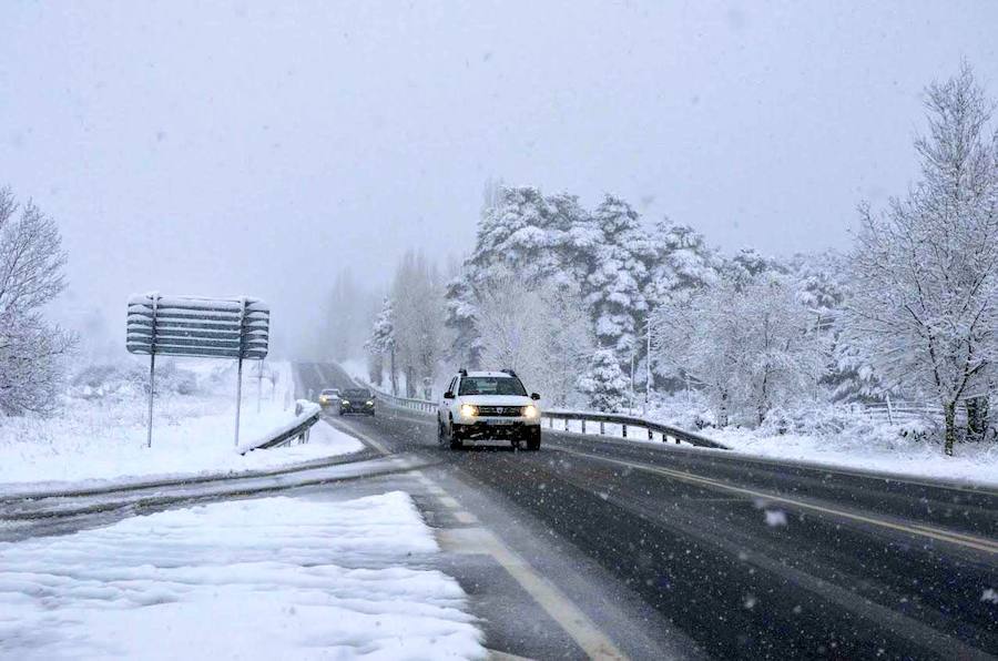 Nieve en el Espinar