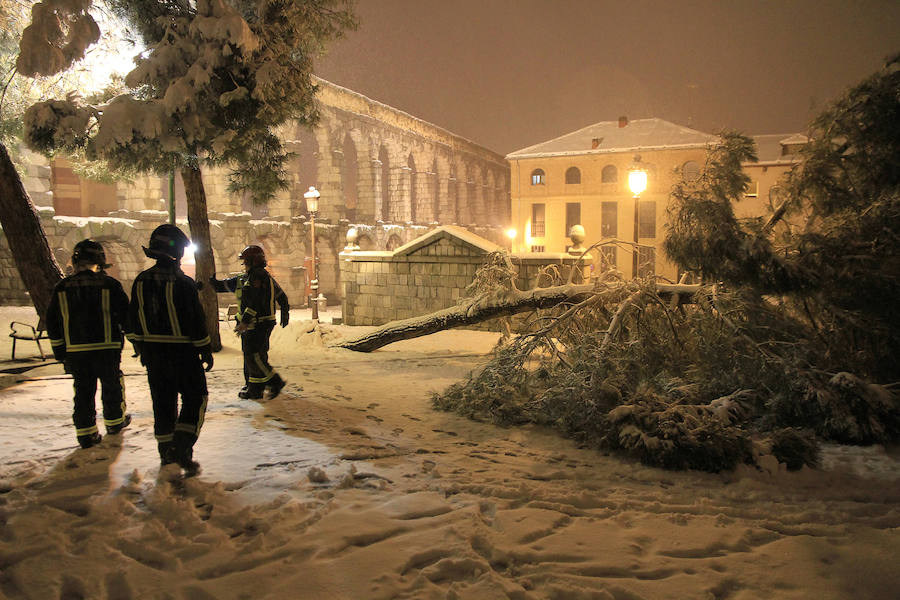 Nieve en Segovia