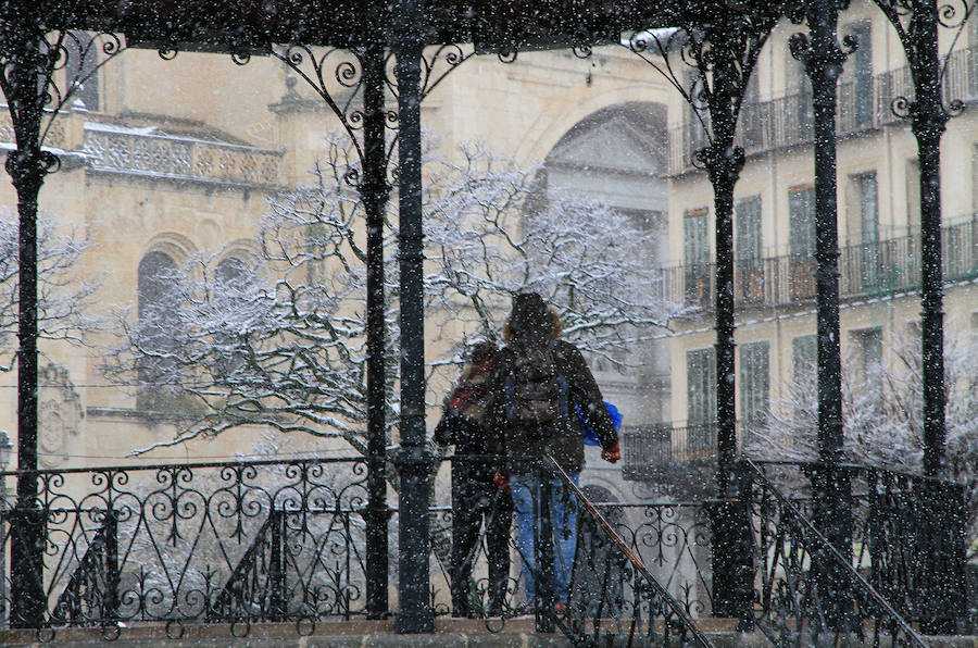 Nieve en Segovia