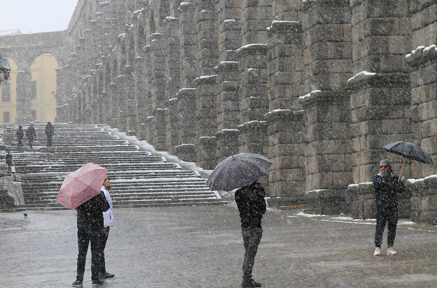 Nieve en Segovia