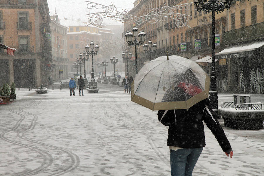 Nieve en Segovia