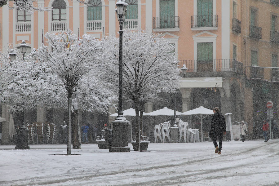 Nieve en Segovia