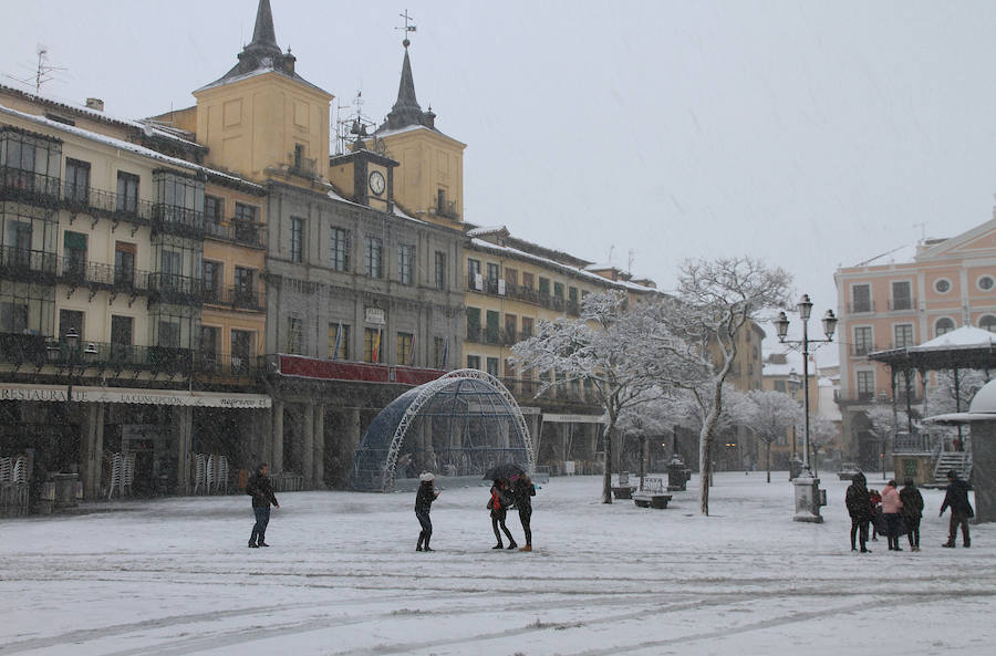 Nieve en Segovia