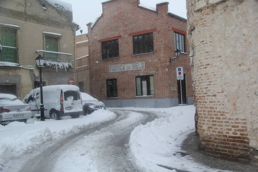 Nieve en Arévalo