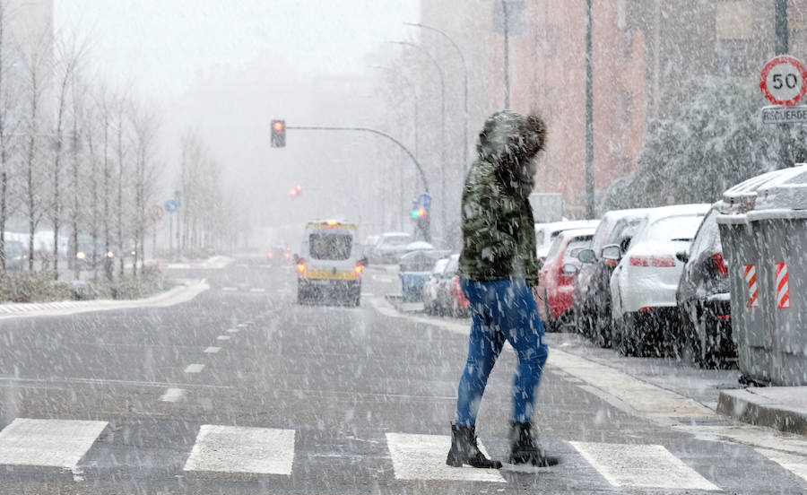 Nieve en Valladolid