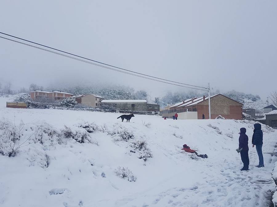 Portillo cubierto de nieve