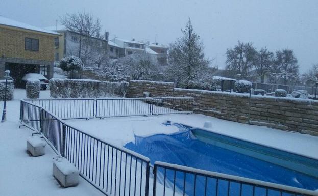 Imagen. Nieve en la provincia de Salamanca.