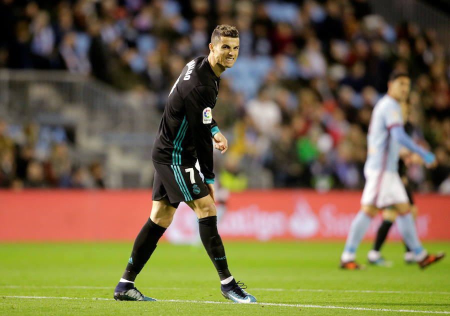 El Real Madrid empató ante el Celta en Balaídos, 2-2, en la jornada 18 de Liga. El cuadro vigués se adelantó con Wass y Bale remontó para los blancos. Sin embargo, Maxi Gómez marcó la igualada en los instantes finales.