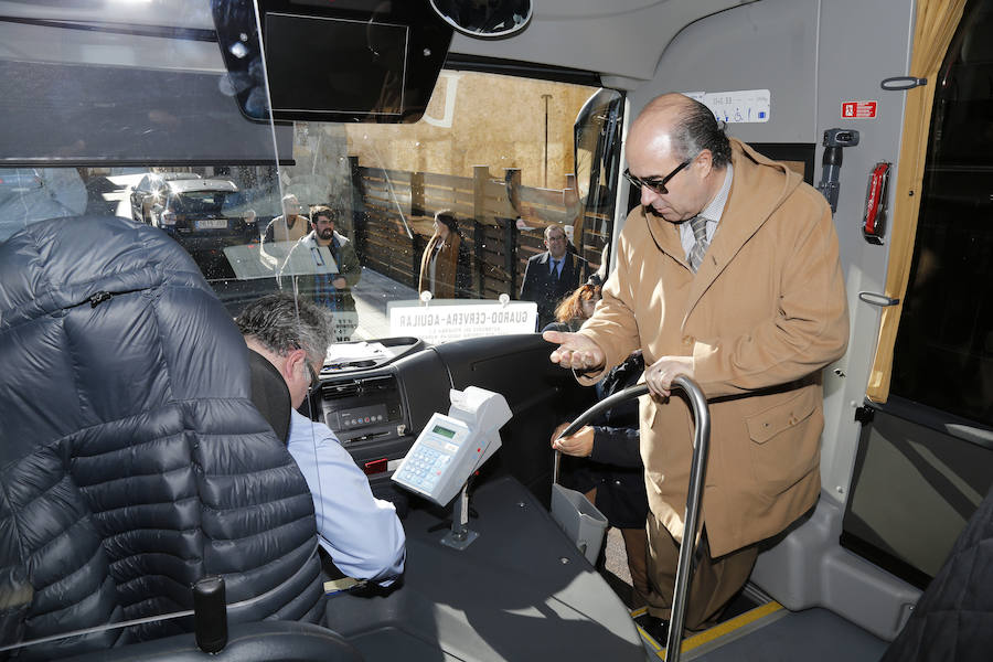 Ruta de autocar entre Guardo, Cervera y Aguilar