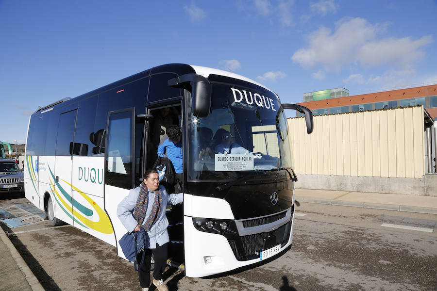 Ruta de autocar entre Guardo, Cervera y Aguilar