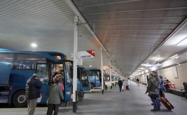Estación de autobuses de Valladolid. 