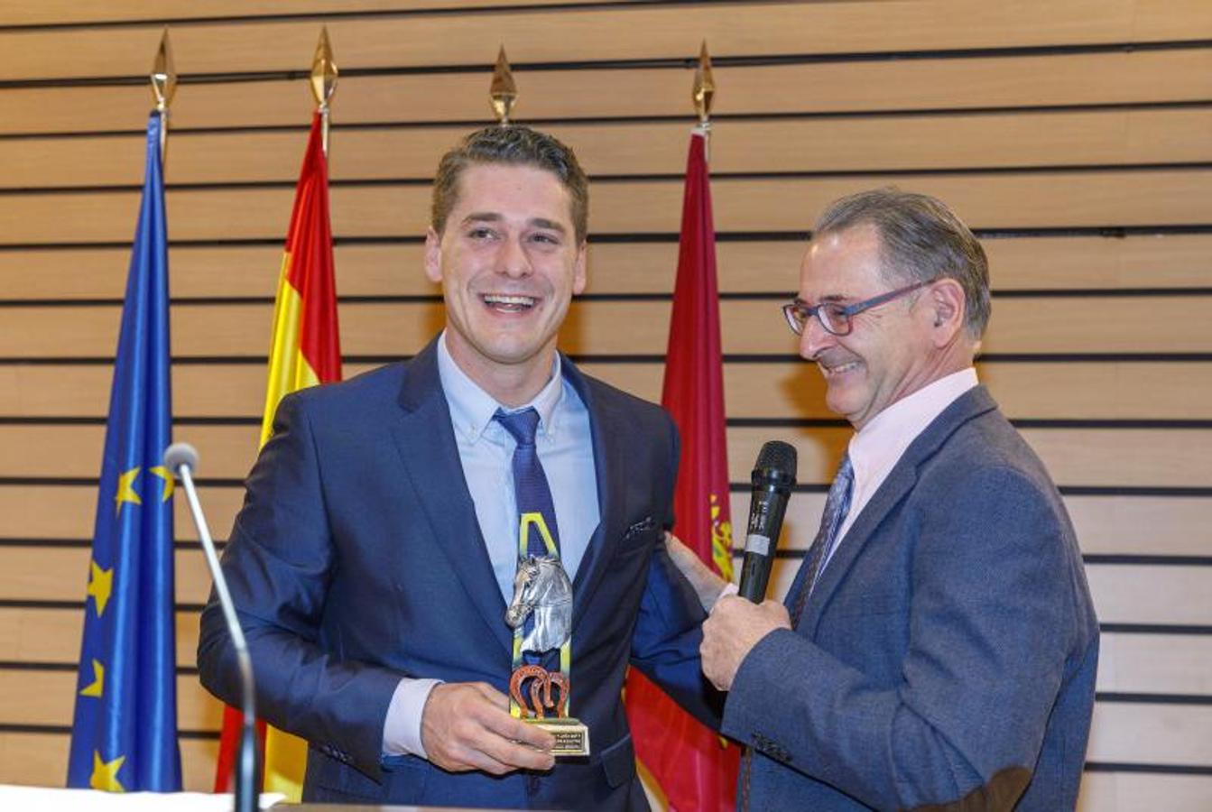 Entrega de premios en la gala del deporte hípico de Castilla y León.