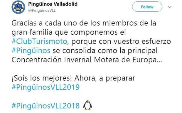 Ruta pingüinera en Twitter