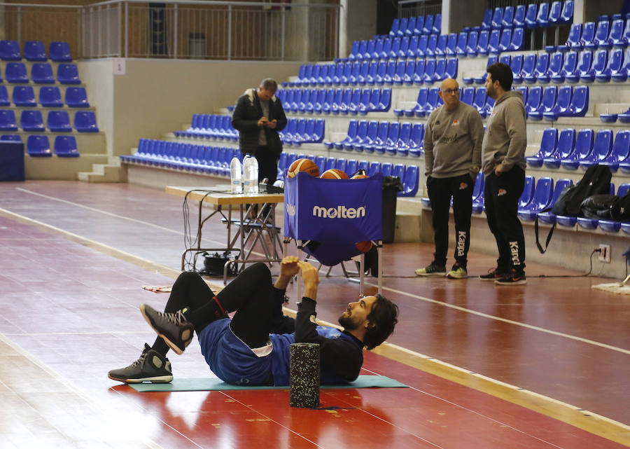 Entrenamiento del Chocolates Trapa Palencia