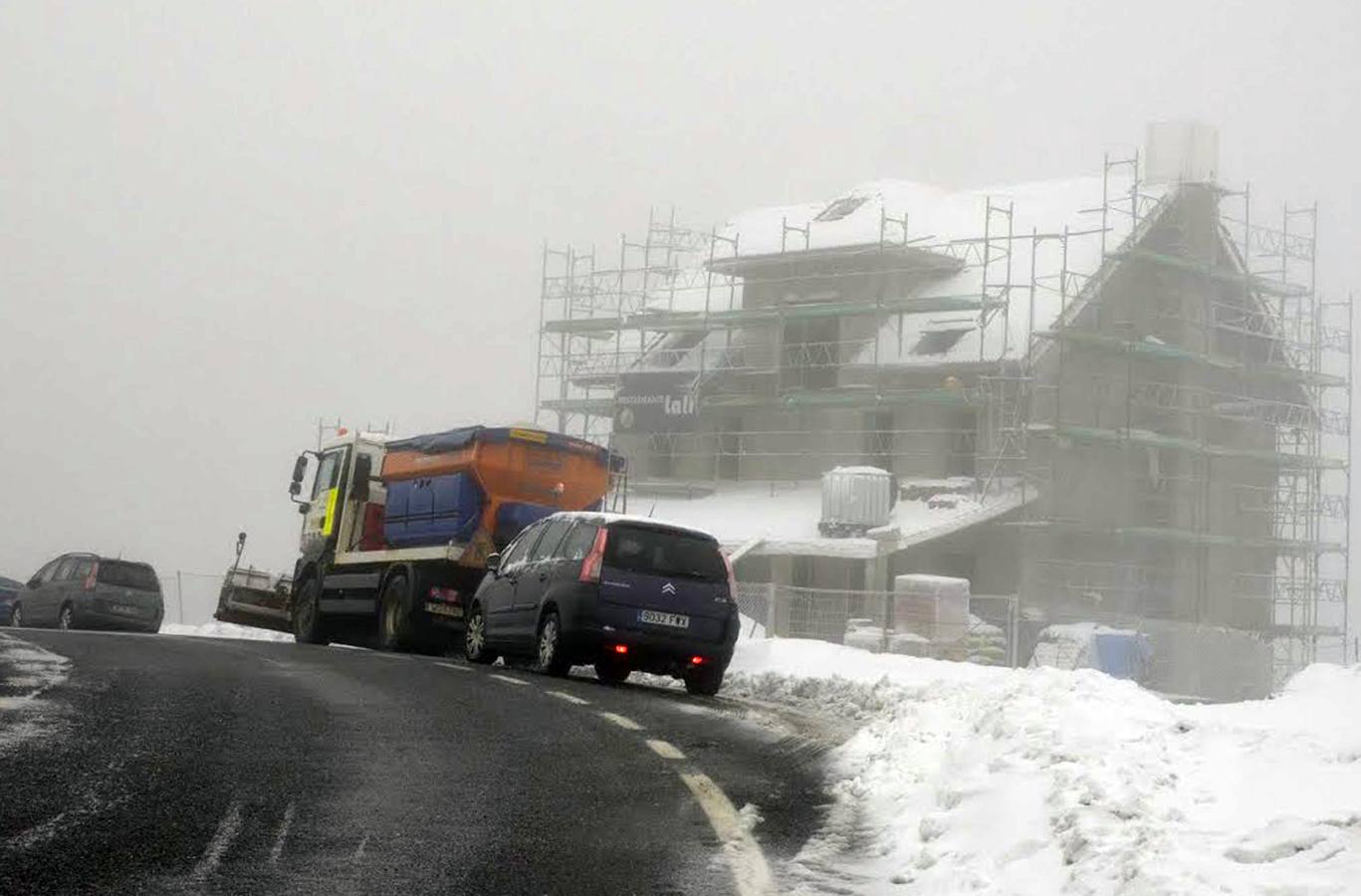 Nieve en San Rafael (Segovia)