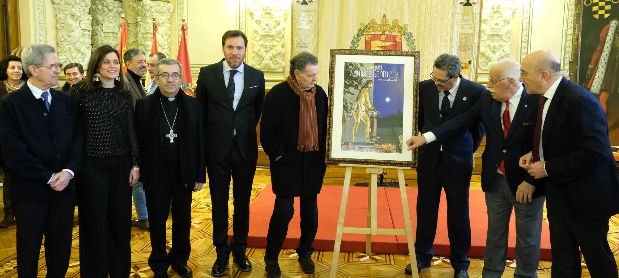 Se trata de una imagen del fotógrafo aficionado Carlos Jesús Platero Rodríguez, que capta en primer plano la talla del Señor Atado a la Columna, de Gregorio Fernández | El periodista, poeta y escritor Ángel María de Pablos se encargará de pronunciar el pregón