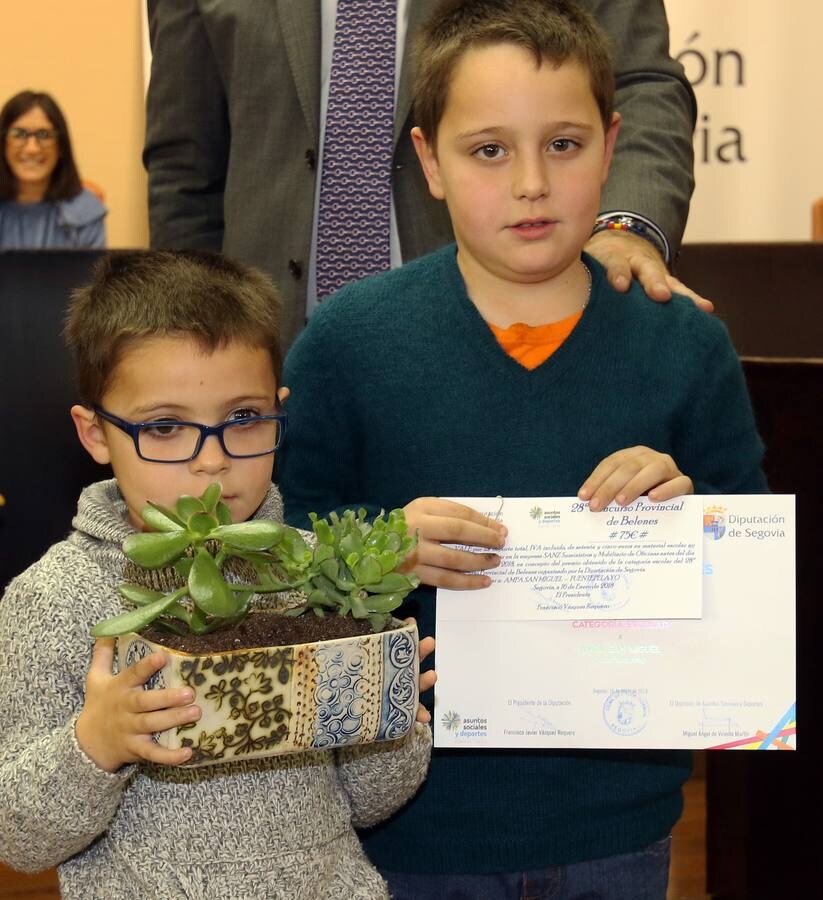 La Diputación de Segovia entrega los premios del Concurso Provincial de Belenes