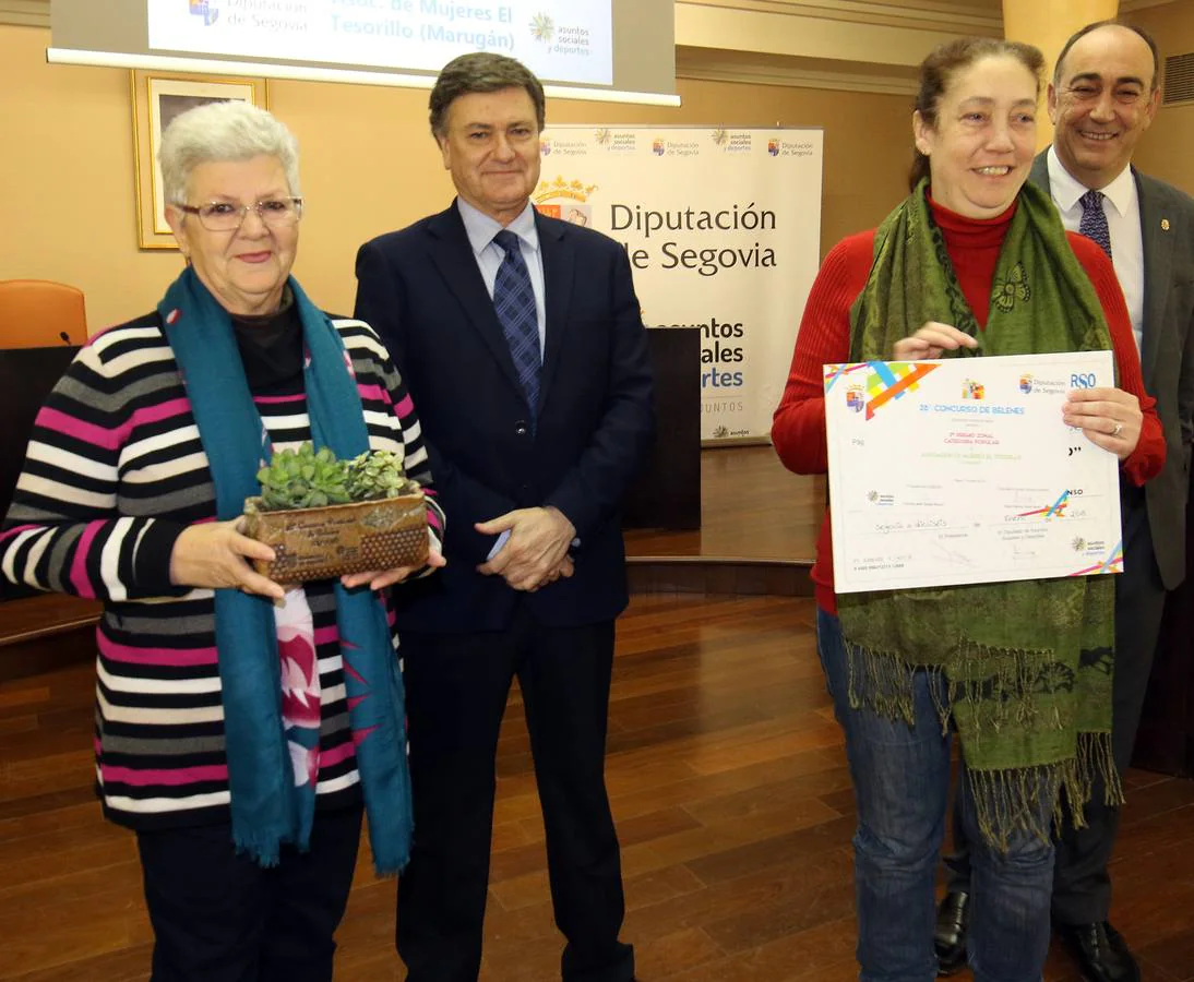 La Diputación de Segovia entrega los premios del Concurso Provincial de Belenes